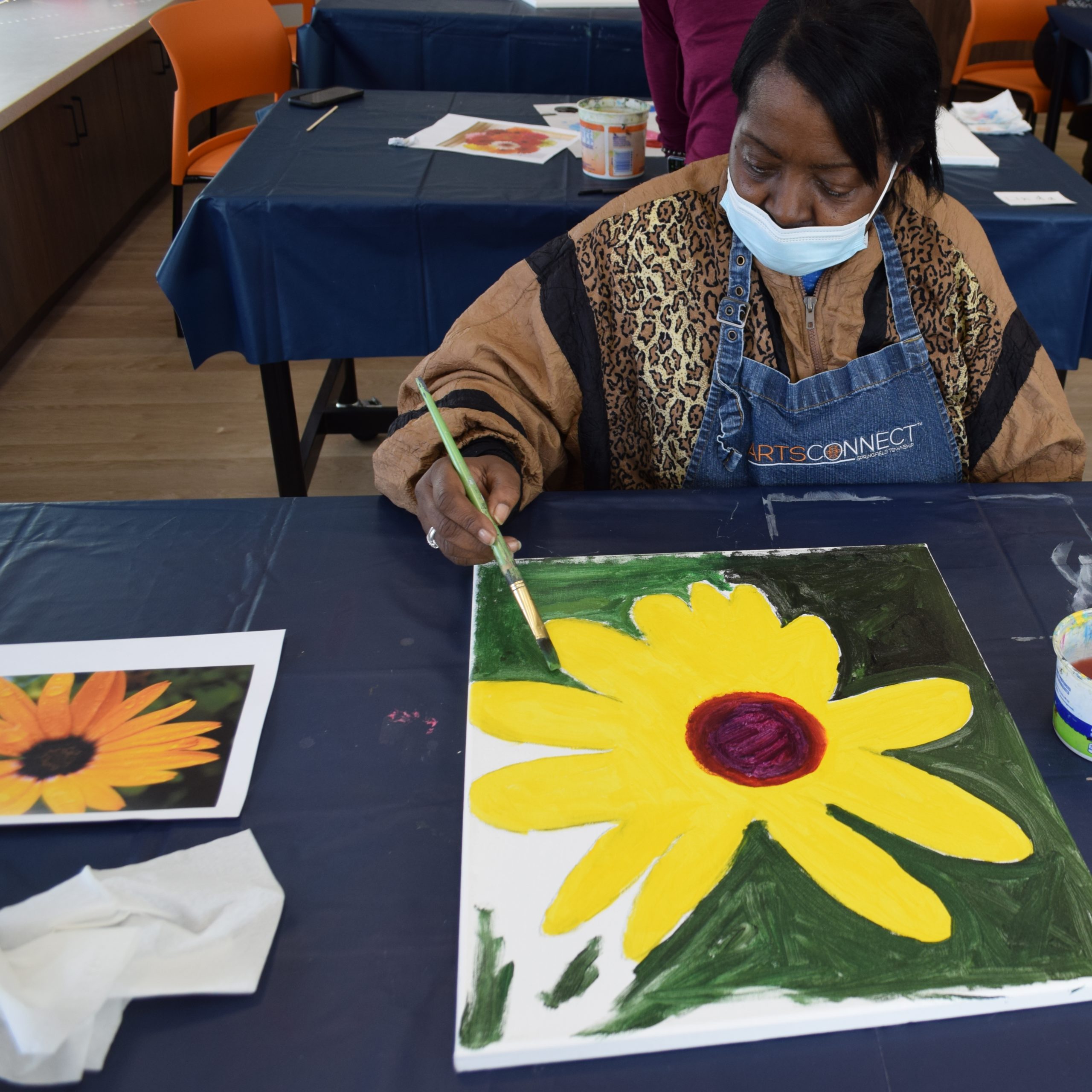 3.2.22 ArtsConnect Carriage Court (19) square Painting at ArtsConnect